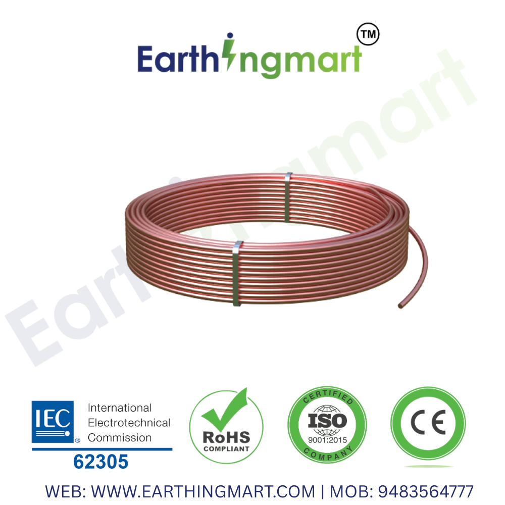 10mm Copper Bonded Conductor 1 10mm Copper Bonded Conductor for Earthing Systems in India | Earthing Mart