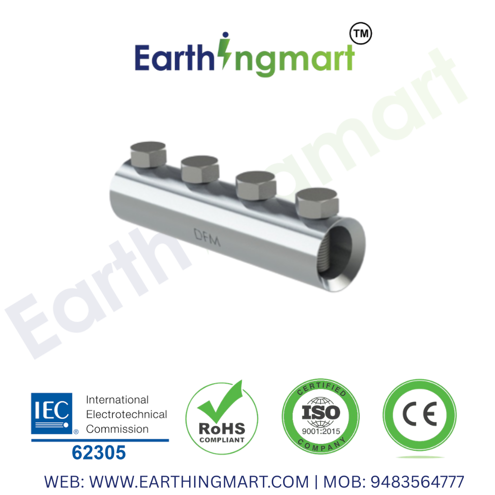 Straight Connector 1 Straight connector used for earthing conductor inline joint